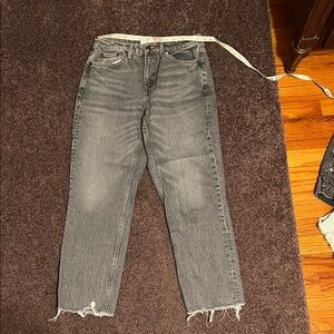 Topshop Grey Denim Jeans